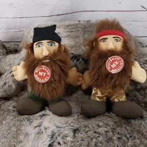 Duck Dynasty Set of Plush TALKIN Willie  Phil‎ Toys
